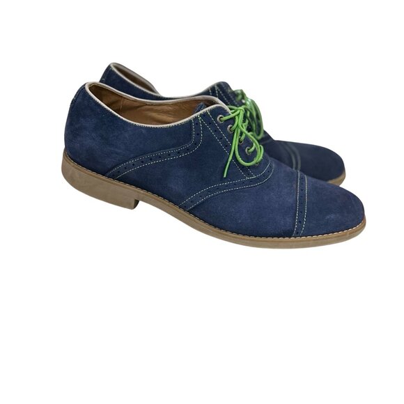JOHNSTON & MURPHY SUEDE OXFORD FLEX (Retail $140) - Picture 5 of 6